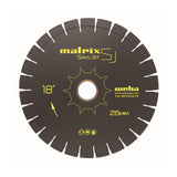 Weha USA Matrix SJ SawJet Bridge Saw Blade with 20mm Arbor for Quartz, Quartzite, Granite and Marble