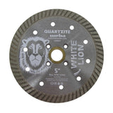 Weha USA White Lion Quartzite Bridge Saw Blade with 60mm Arbor for Quartzite, Granite and Engineered Stone