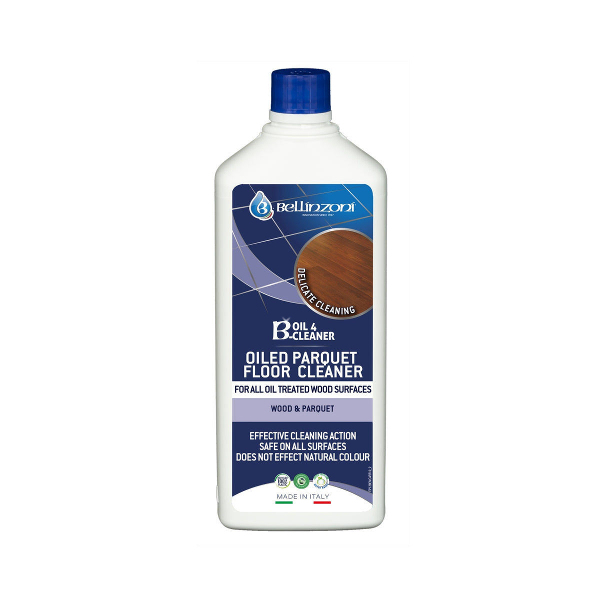 Bellinzoni B-Oil 4 Cleaner Foaming Detergent for Oil Treated Parquet and Wood Surfaces 1 L