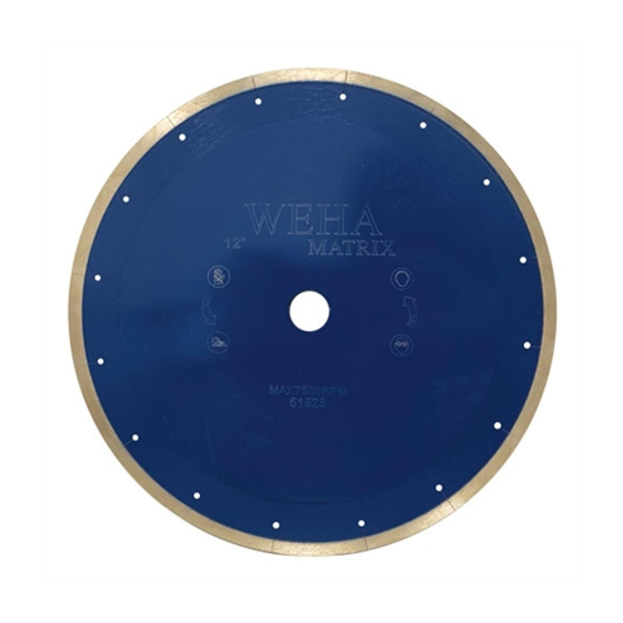 Weha USA Matrix 6" Contour Blade for Vanity Bowl Cutting on Granite, Marble, Engineered Stone and Quartz