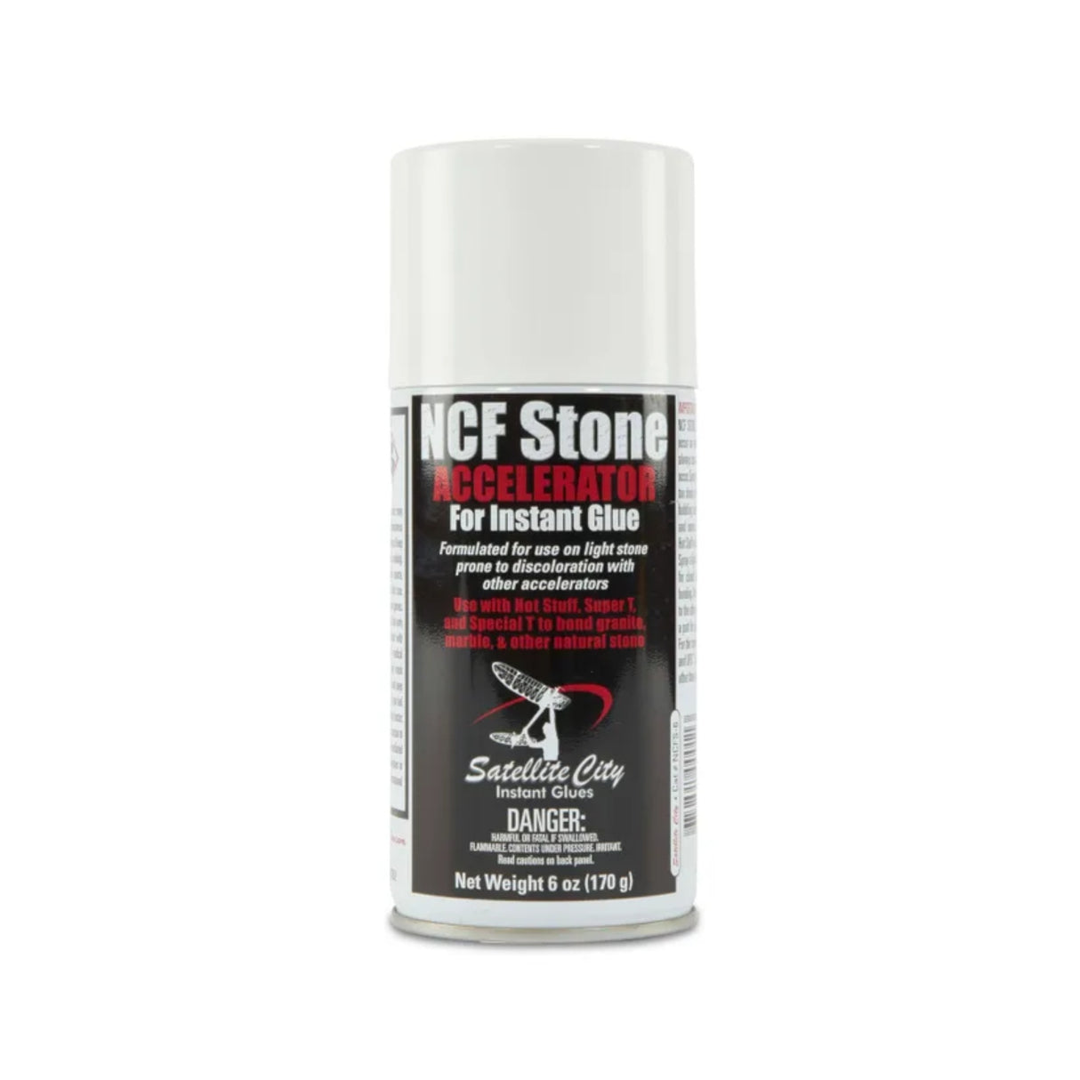 NCF Stone aerosol accelerator for CA glue, 6oz, NCFS-6 - Dynamic Stone Tools