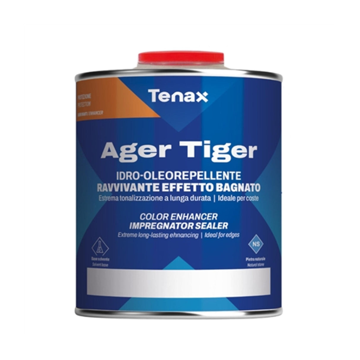 Tenax Ager Tiger 1qt. (1L) Exotic Stone Enhancer & Sealer for Granite  Color Enriching, Stain Protection