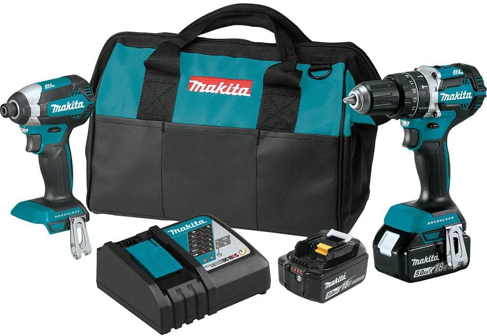 Makita XT335S 18V LXT Lithium-Ion Brushless Cordless 3-Pc. Combo Kit (3.0Ah)