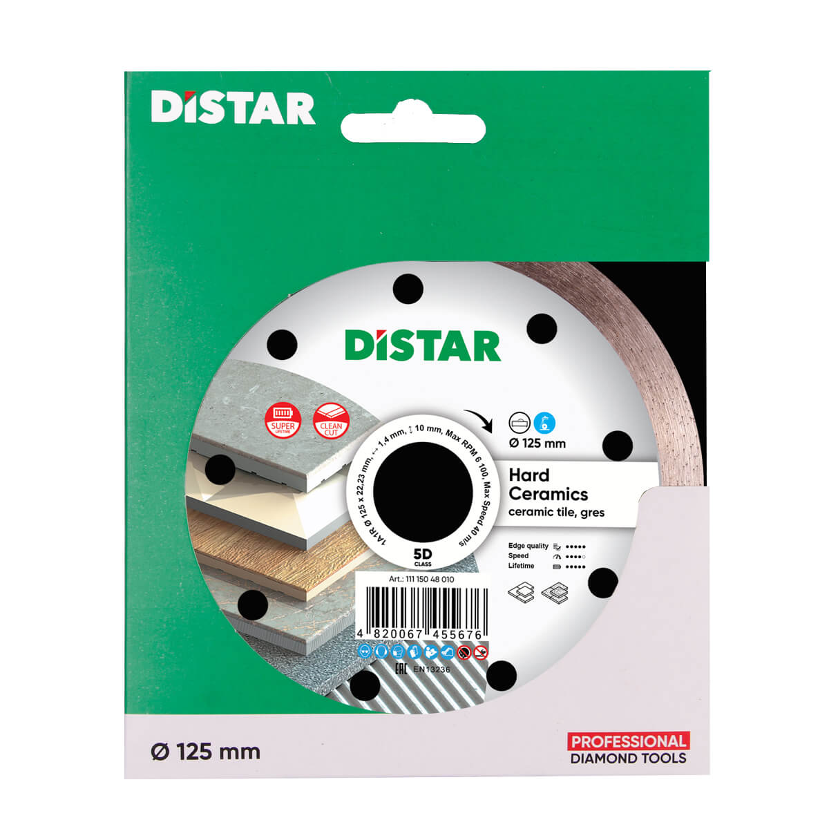 DiStar Hard Ceramics Diamond Blade 4.5"–16" – Clean Tile & Porcelain Cuts