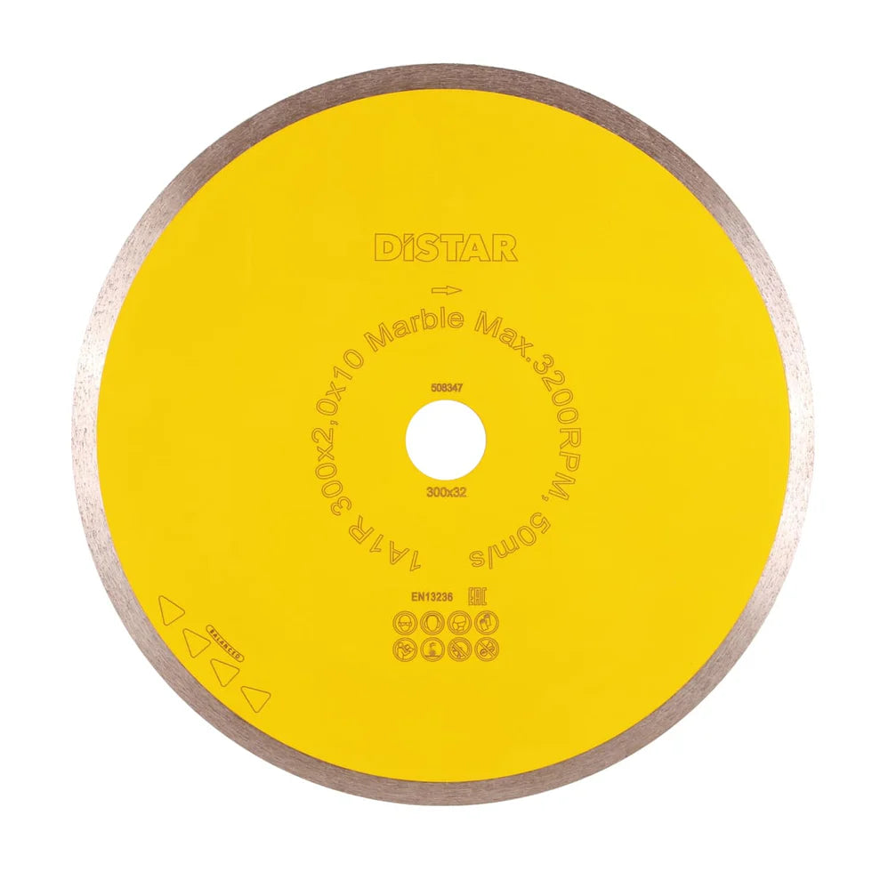 DiStar Marble Diamond Blade 4.5"–16" – Smooth Wet Cutting for Marble & Granite
