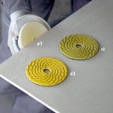 DiStar CoolPAD 4" Polishing Pad for Ceramic & Porcelain – Dry Grinding Diamond Disc