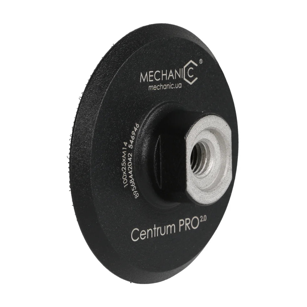 Centrum PRO 2.0 Pad Holder 4" – Aluminum Polishing Pad Holder for Angle Grinder