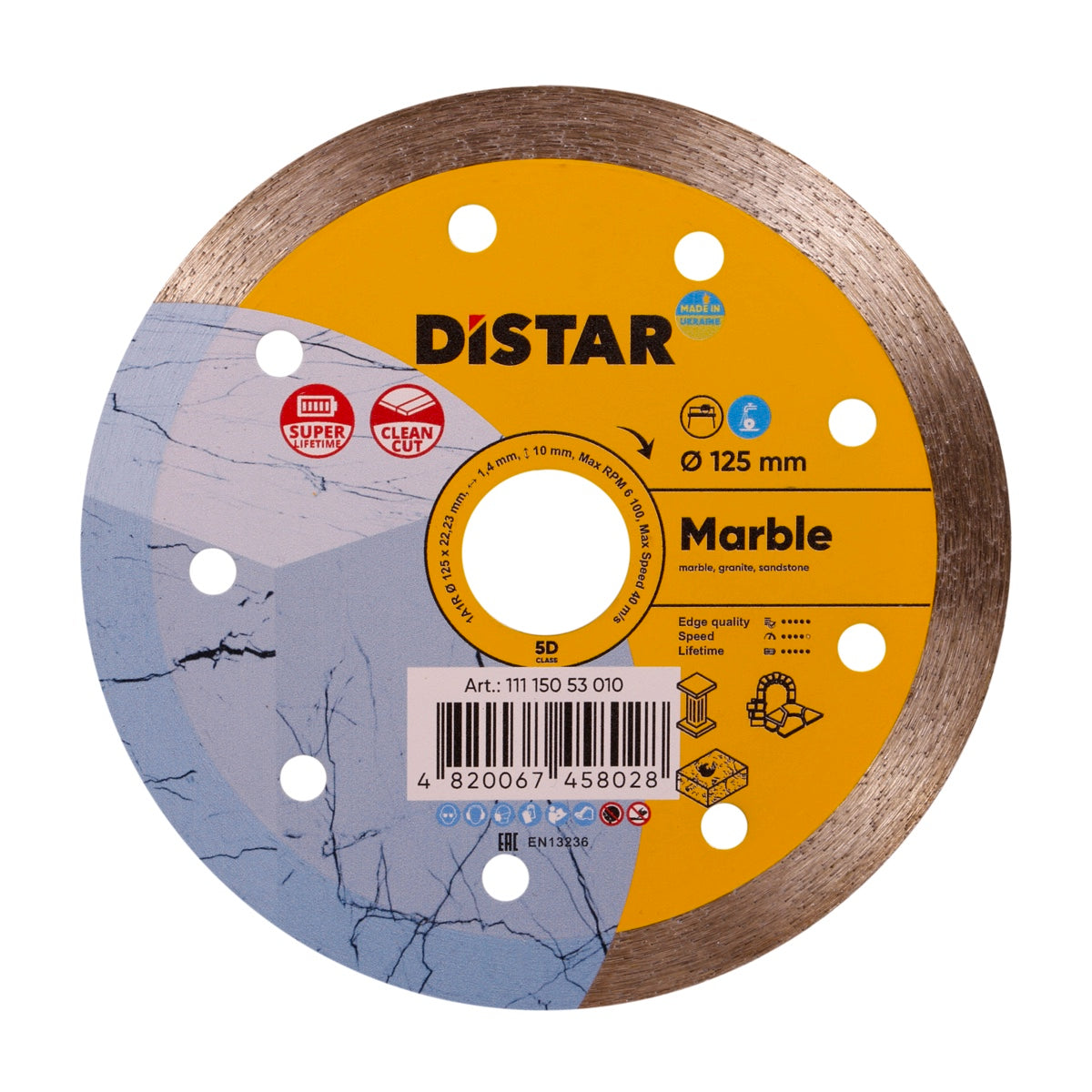 DiStar Marble Diamond Blade side view