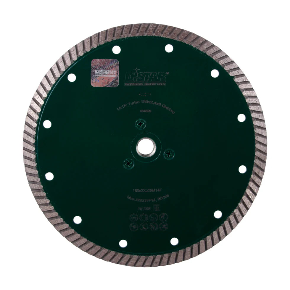 DiStar 7" Gabbro Turbo Diamond Blade | Professional Granite Cutting Disc