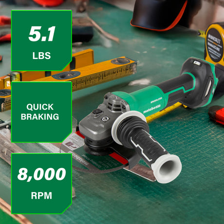 Metabo HPT 36V Cordless Brushless 6" Variable Speed Grinder (Tool-Only)