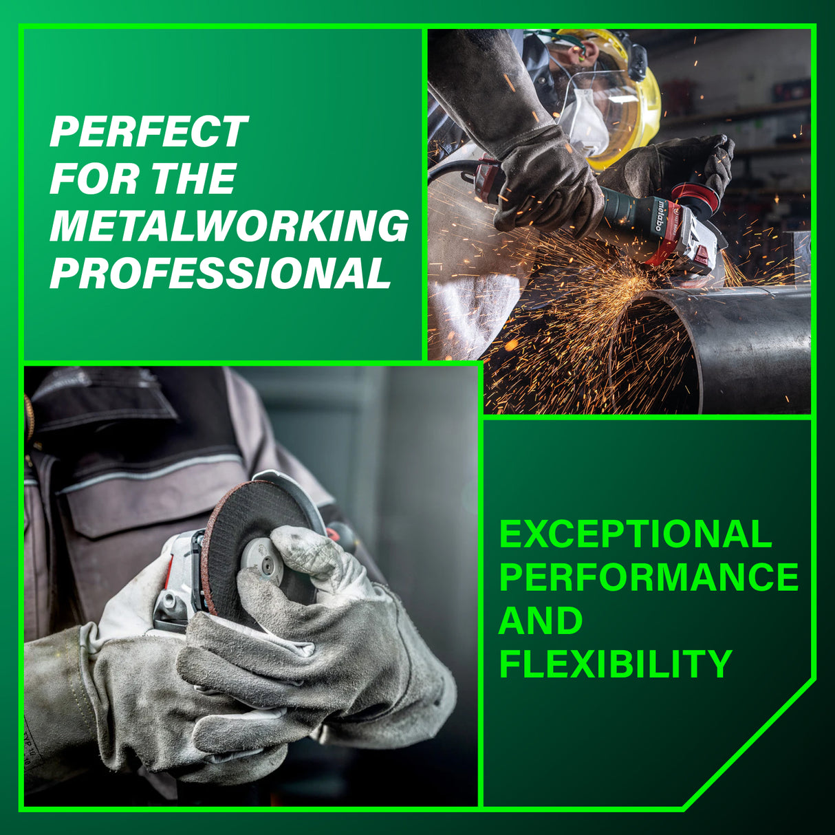 Metabo HPT 36V Cordless Brushless 6" Variable Speed Grinder (Tool-Only)