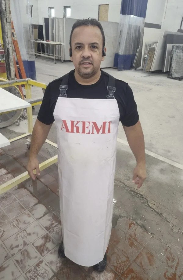 Akemi Comfort Strap Apron — Waterproof & Chemical-Resistant