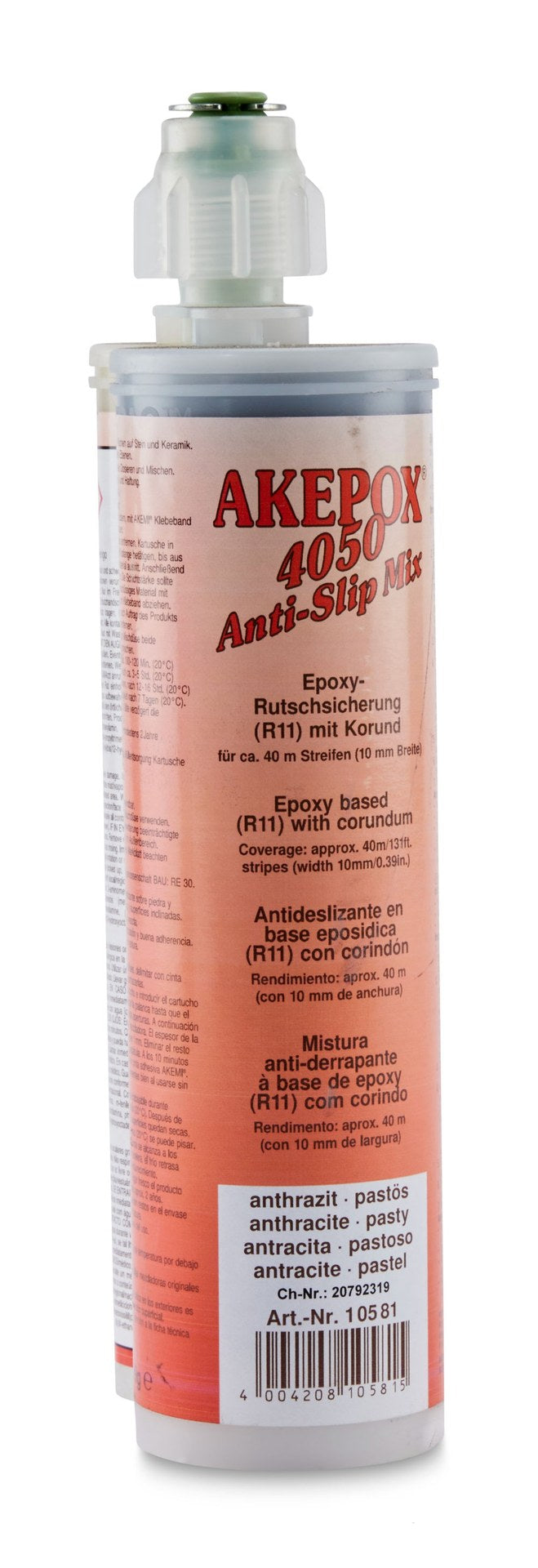 Akemi Akepox 4050 Anti-Slip Mix Two-Component Epoxy — 400 mL Cartridge