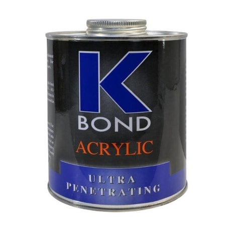 K-Bond ACRYLIC Ultra Penetrating Stone Adhesive — Water-Thin Filler for Cracks, Fissures & Chips (1 Quart)