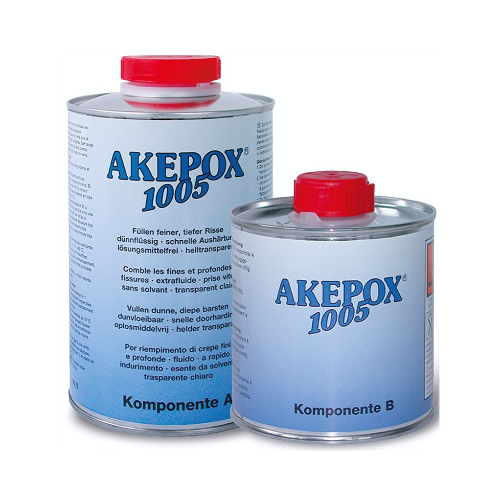 Akemi AKEPOX® 1005 — Highly Fluid 2-Component Epoxy for Strengthening & Filling Natural Stone