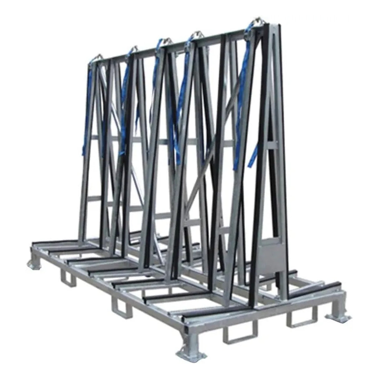 Weha Large A-Frame Transport Cart — Galvanized Steel Stone Slab Storage & Transport