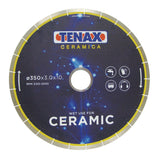 Tenax Ceramic & Porcelain 12" Bridge Saw Blade — Wet-Cut Sintered Stone, Porcelain & Dekton