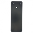 Bartop Support 11-3/4 in x 3-3/4 in black steel mounting plate with three countersunk holes