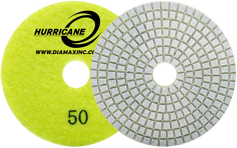 4" BLANK ES White Resin 3-Step Pad #1