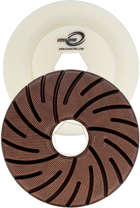 4" Cyclone Metal Copper Polishing Pad 50 grit