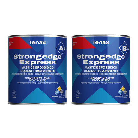 Tenax StrongEdge Express A&B Transparent Flowing Epoxy Set