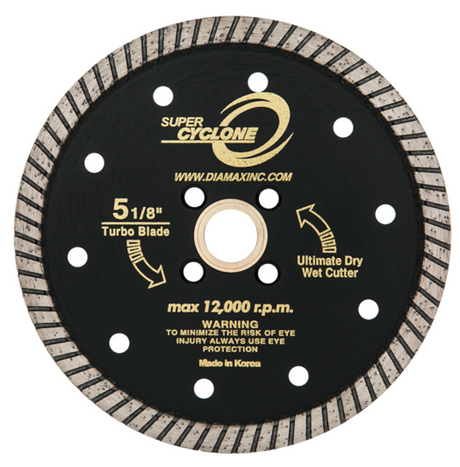 Diamax Super Cyclone Turbo Blades for Granite and Stone Fabrication