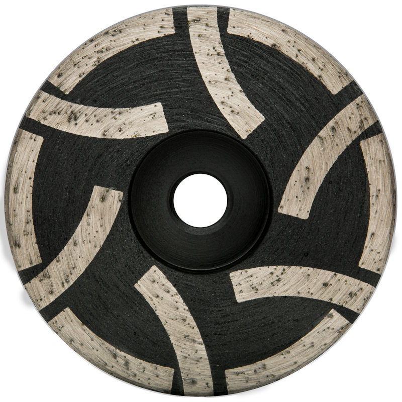Diamax Cyclone Flat Resin Cup Wheels for Stone Surface Grinding - side view