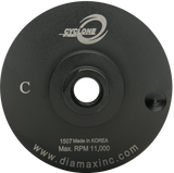 Diamax Cyclone Flat Resin Cup Wheels for Stone Surface Grinding - close-up detail