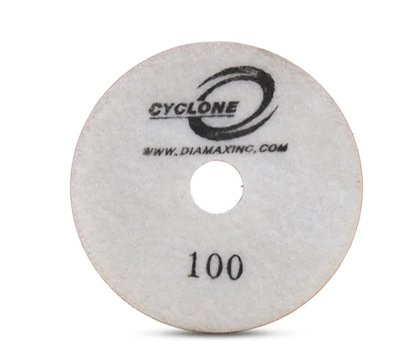 Diamax Cyclone System Superflex 4 Inch Polishing Pad for Granite - side view