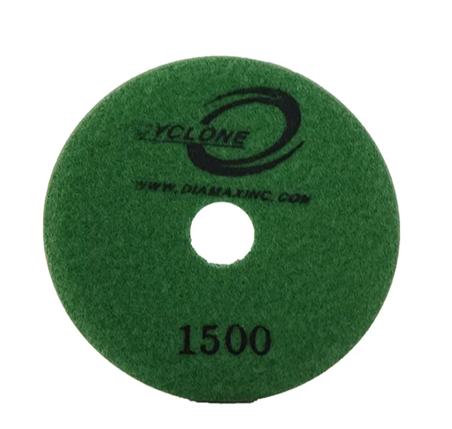 Diamax Cyclone System Superflex 4 Inch Polishing Pad for Granite - packaging