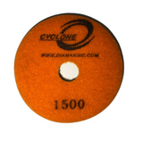 Diamax Cyclone R Series 3 Inch Polishing Pad for Granite and Stone - dimensions