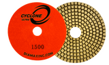 Diamax Cyclone Ultra 4 Inch Polishing Pad for Granite and Stone - dimensions