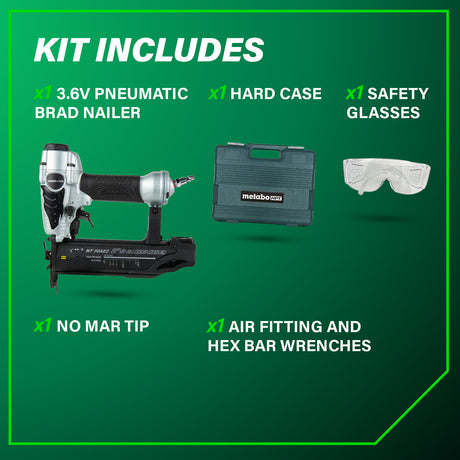 Metabo HPT 18‑Gauge 2" Brad Nailer (Open Box)