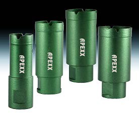 APEXX Green Thin-Wall Core Bit for Marble/Granite/ES 5/8"-11