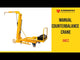 Aardwolf Powered Counterbalance Crane with Lateral Movement (APCCL Series)