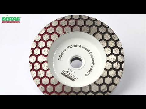 DiStar Hard Ceramics DGM-S 4" Grinding Cup 5/8-11 – Granite & Porcelain Finishing