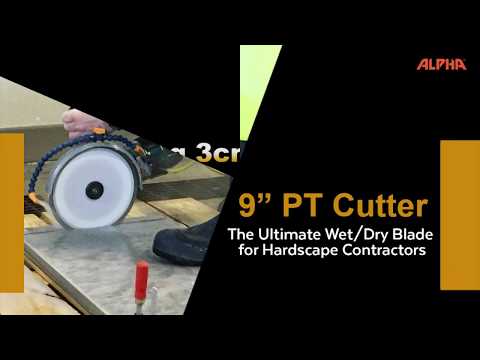 Alpha PT Cutter - The Ultimate Dry Blade for Hardscape Contractors