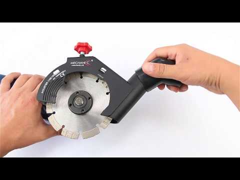 AirDUSTER Angle Grinder Cutting Guard with Dust Removal – 5", 7", 9" Sizes