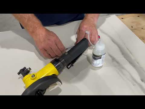 PWC-658 Pneumatic Wet Cutter 6" 5/8 The Ultimate Work Horse for Stone Fabricators