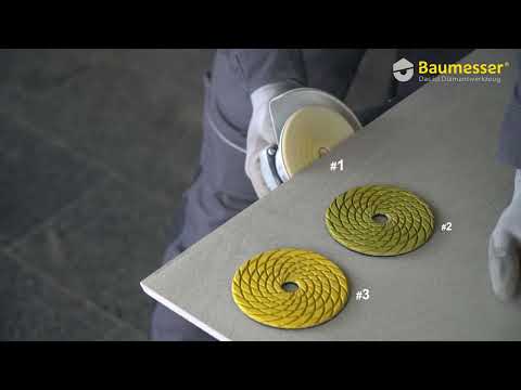 DiStar CoolPAD 4" Polishing Pad for Ceramic & Porcelain – Dry Grinding Diamond Disc