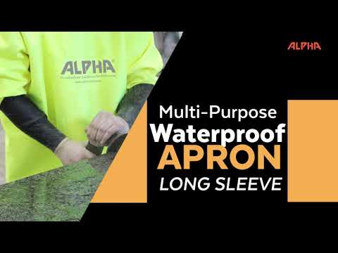 Alpha Multi-Purpose Aprons Oxford Fabric (D900) PU Coated Waterproof Aprons