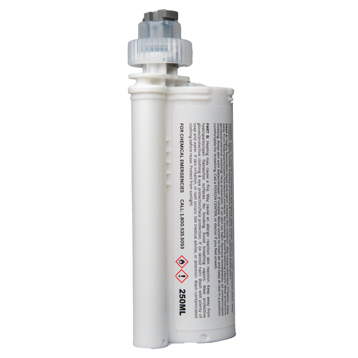 SeamLock PRO Dripless 250 ml cartridge - safety and volume panel