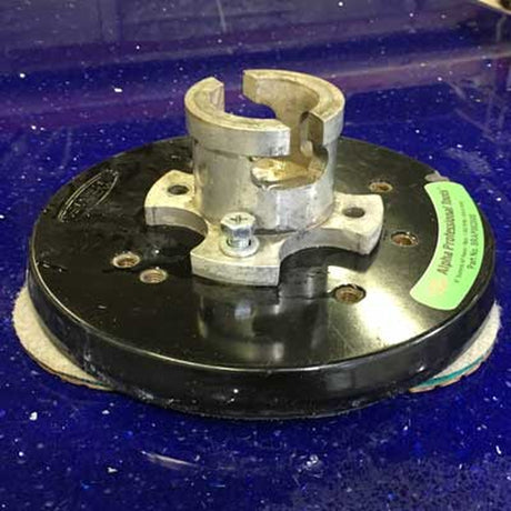 Summit AP Resin Bond Wheels Resin Wheels for Radial Arm Polishers - in use