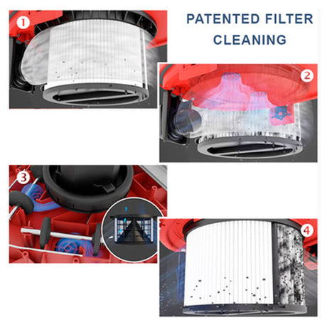 HEPA Wet/Dry Vacuum Safely Extracts Harmful Dust Directly from the Tool - additional view