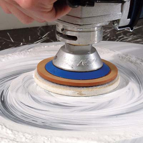 Felt Wheels For Use with Polishing Powders - side view