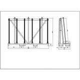 Aardwolf SSTR-2440 Single Side Transport Rack