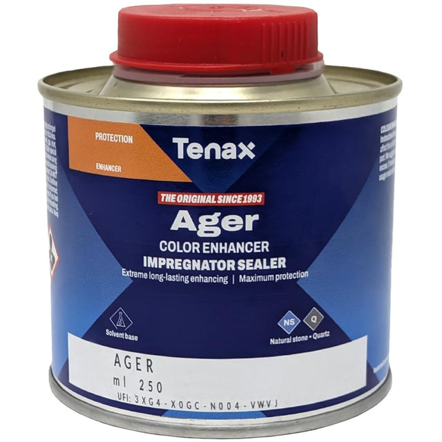 Tenax Ager Solvent-Based Stone Color Enhancer & Sealer - 250 mL