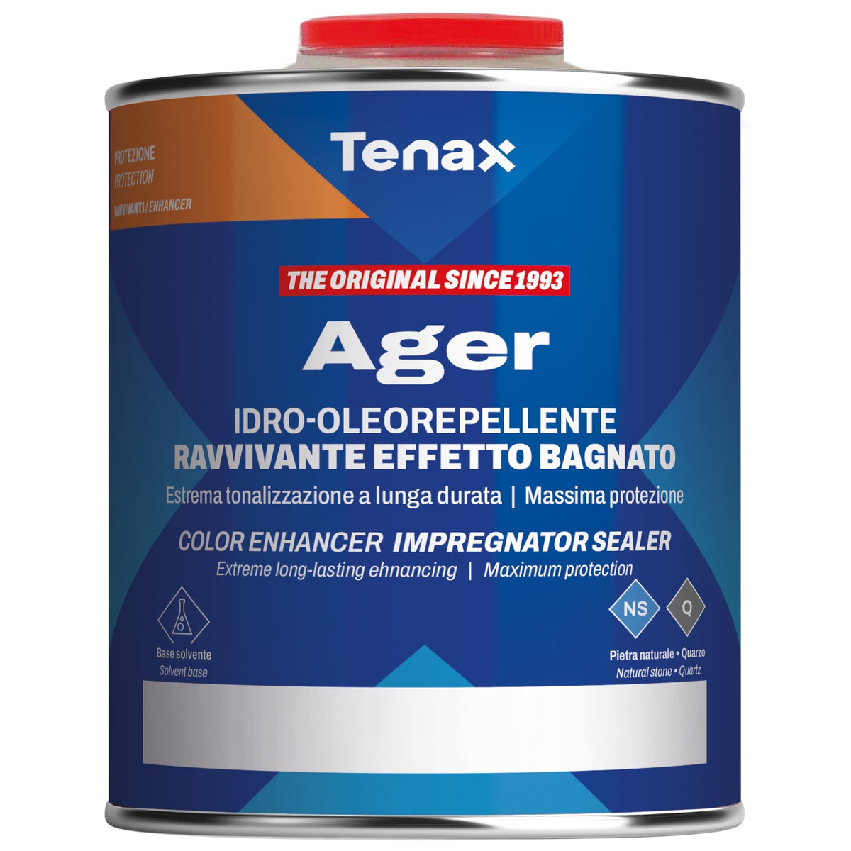 Tenax Ager Solvent-Based Stone Color Enhancer & Sealer - 1 L