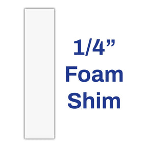 Tenax Miter Medic High-Density Foam Shims (48 Count) for Countertop Overhang Installation - 1/4"