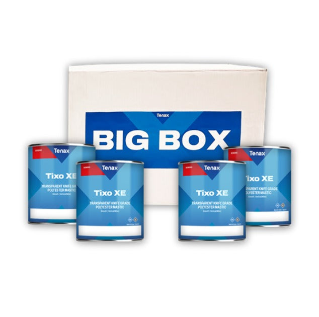 Tenax Tixo Extra Knife Grade Transparent - Big Box 4x1.25 Gal